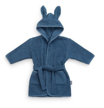 Badjas Badstof Bunny – Jeans Blue