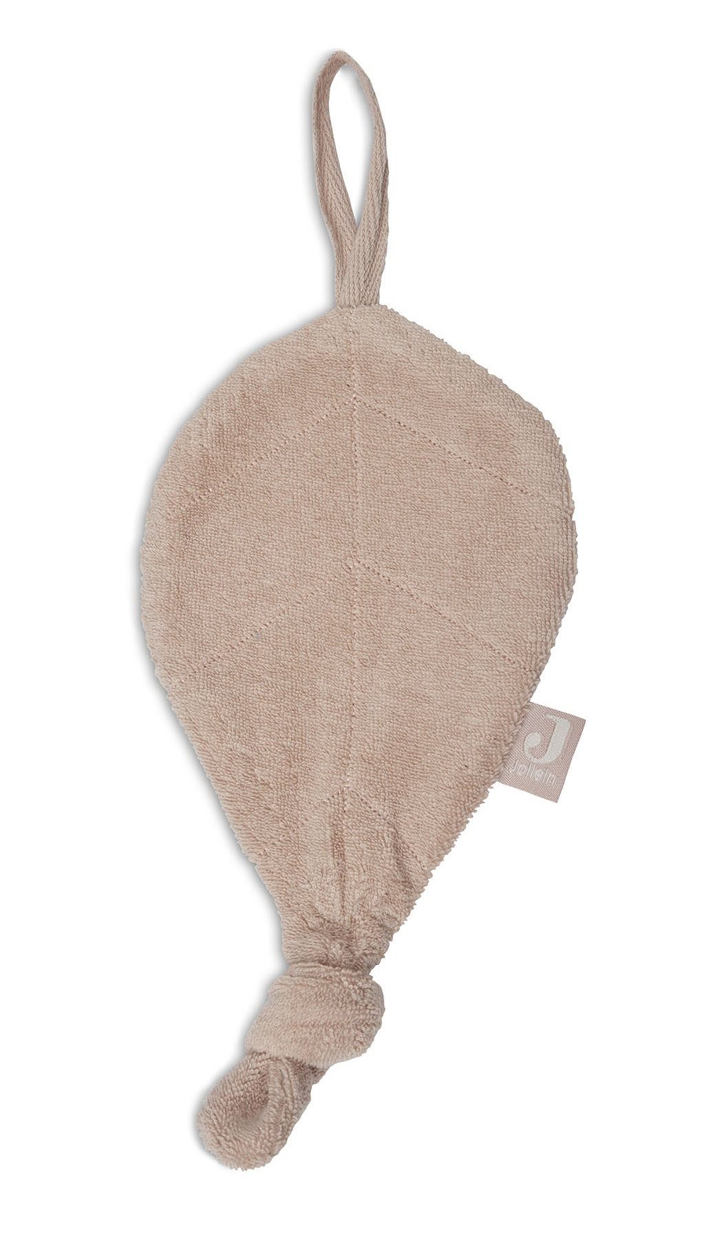Speendoek Badstof Leaf – Pale Pink