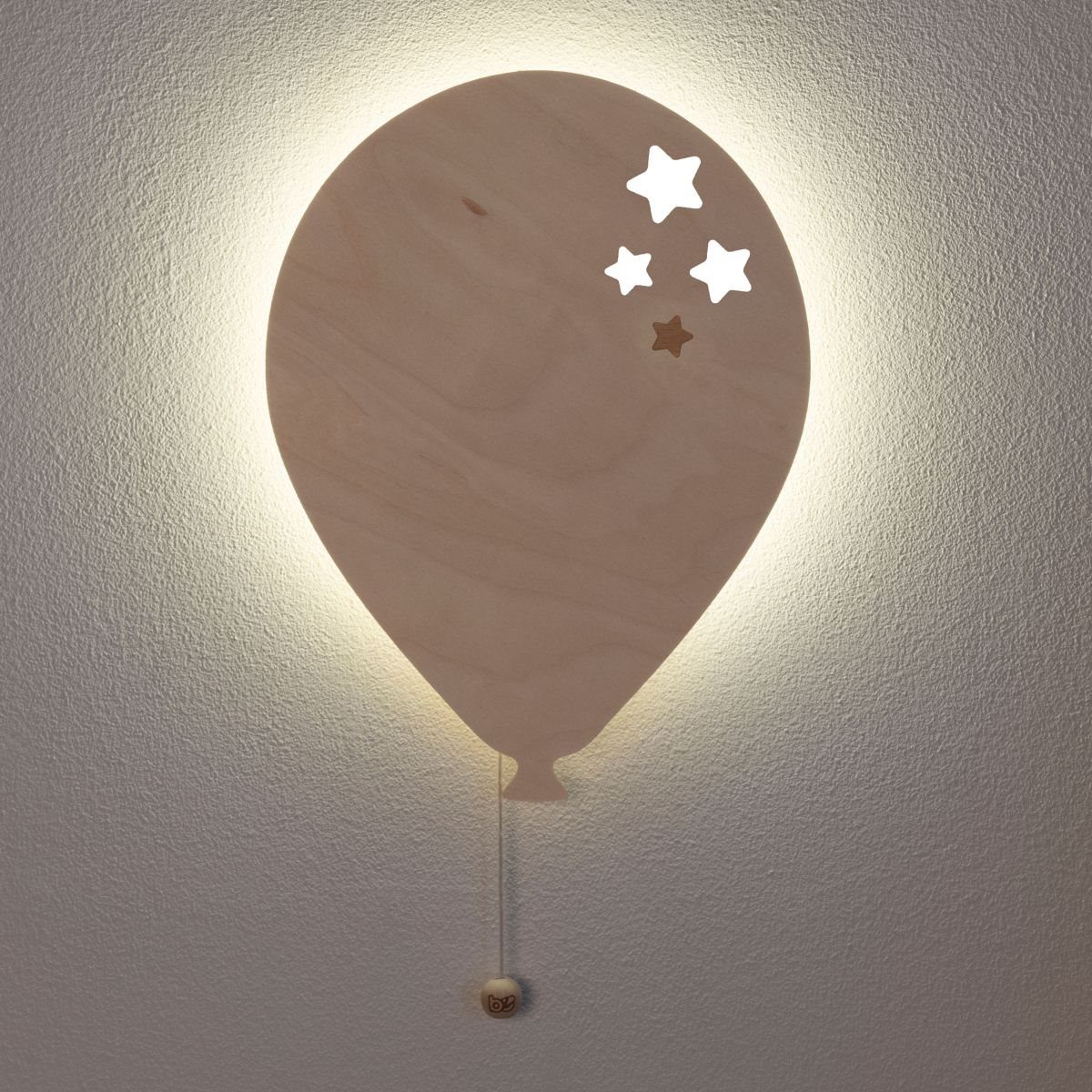 Wandlamp Wonder Ballon – Wood