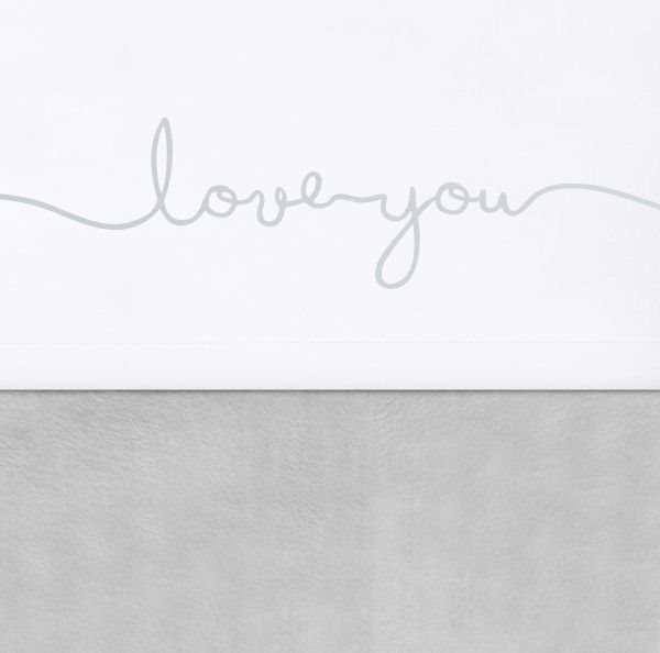 Wieglaken Love You – Grey