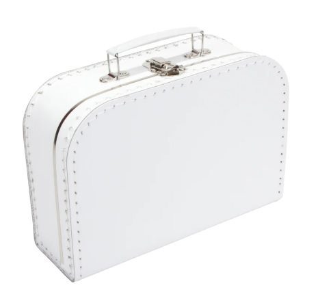 Koffer 20cm Effen – White