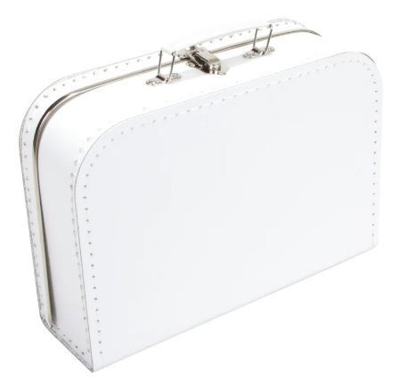Koffer 30cm Effen – White