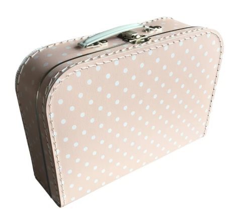 Koffer 30cm Stippen – Pink