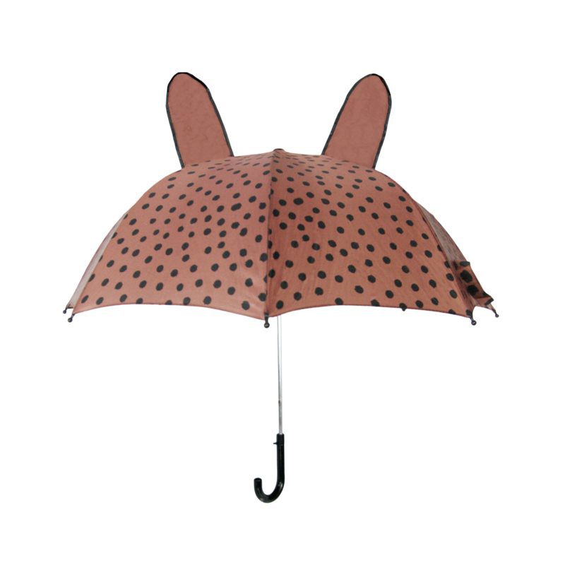 Paraplu Bunny Ears Dots – Dark Pink