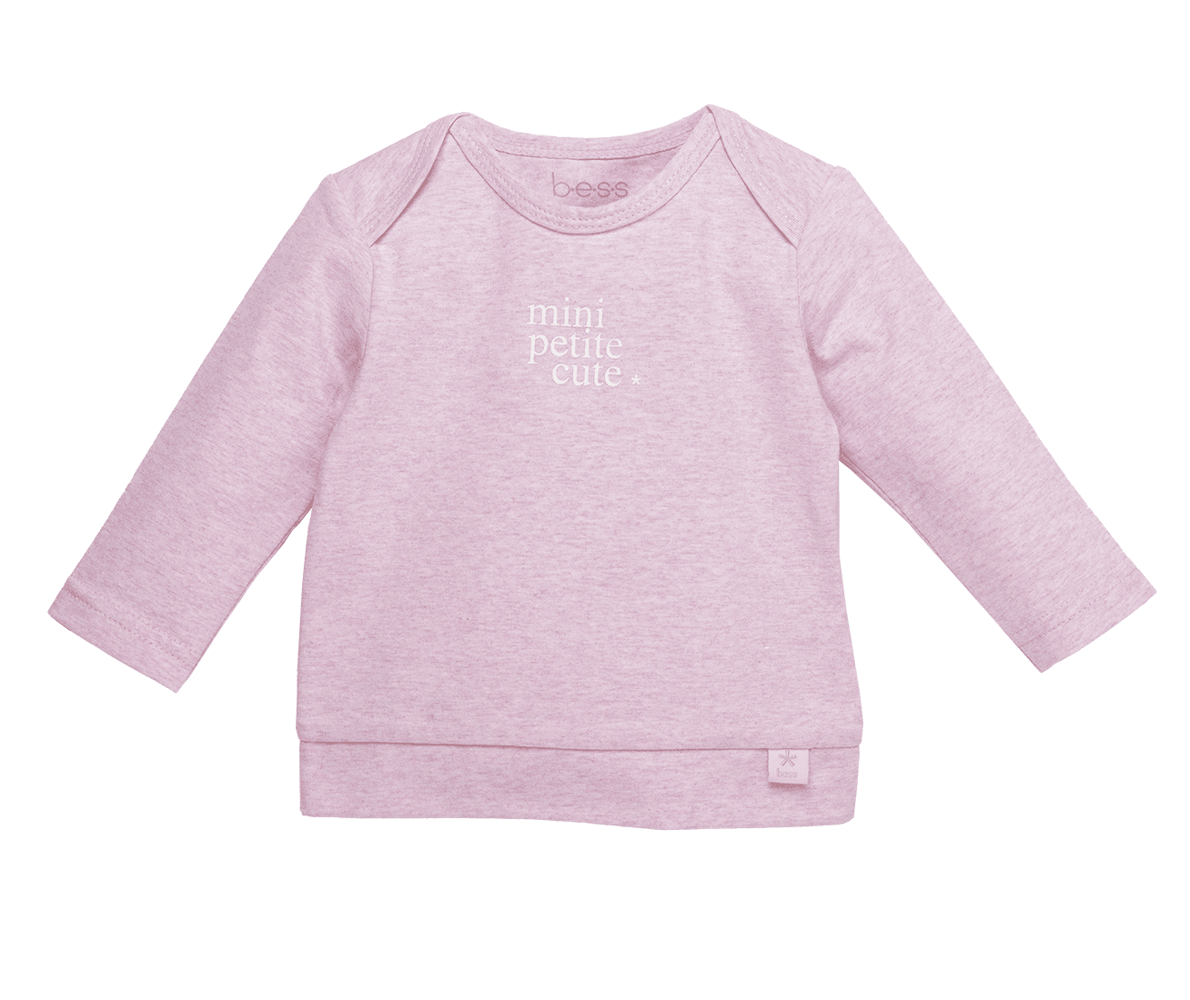 Shirt Longsleeve Melange – Pink