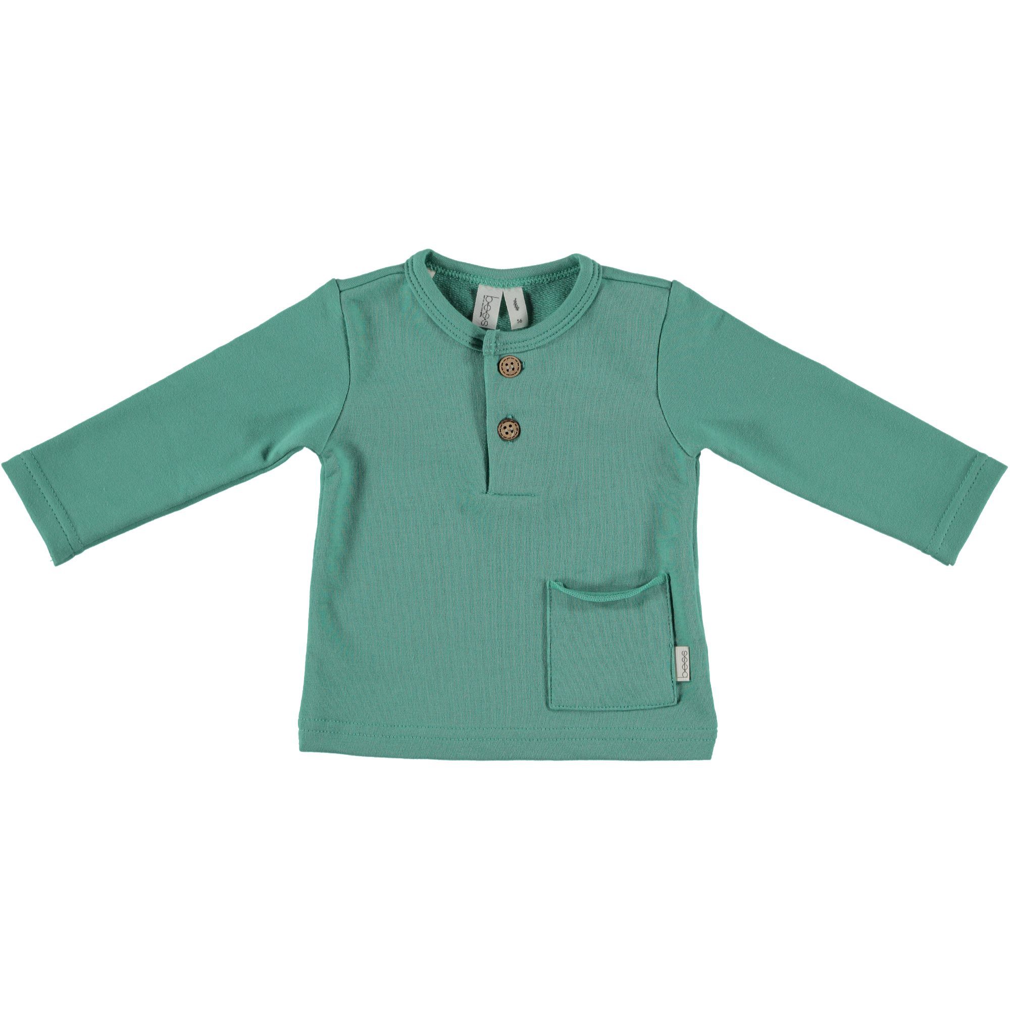 Shirt Longsleeve Pocket – Green