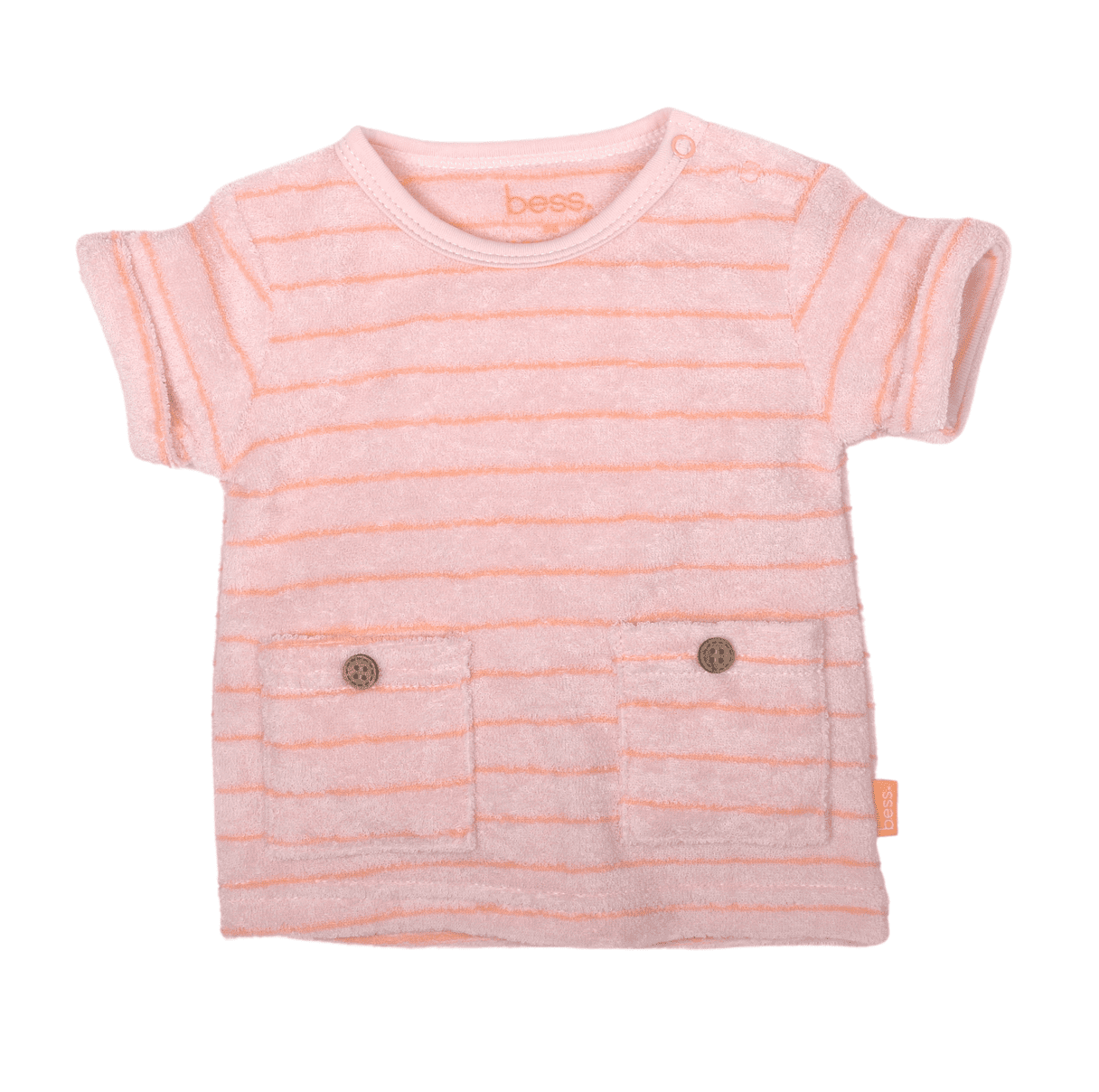 Shirt Shortsleeve Pocket Striped – Pink
