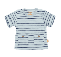 Shirt Shortsleeve Pocket Striped – Blue