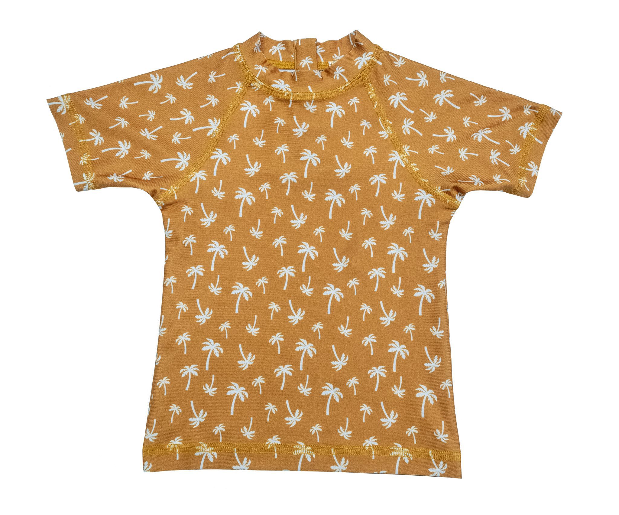 Shirt UPF50 Shortsleeve Palm – Mosterd