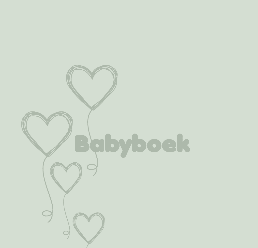 Babyboek Hart – Mint