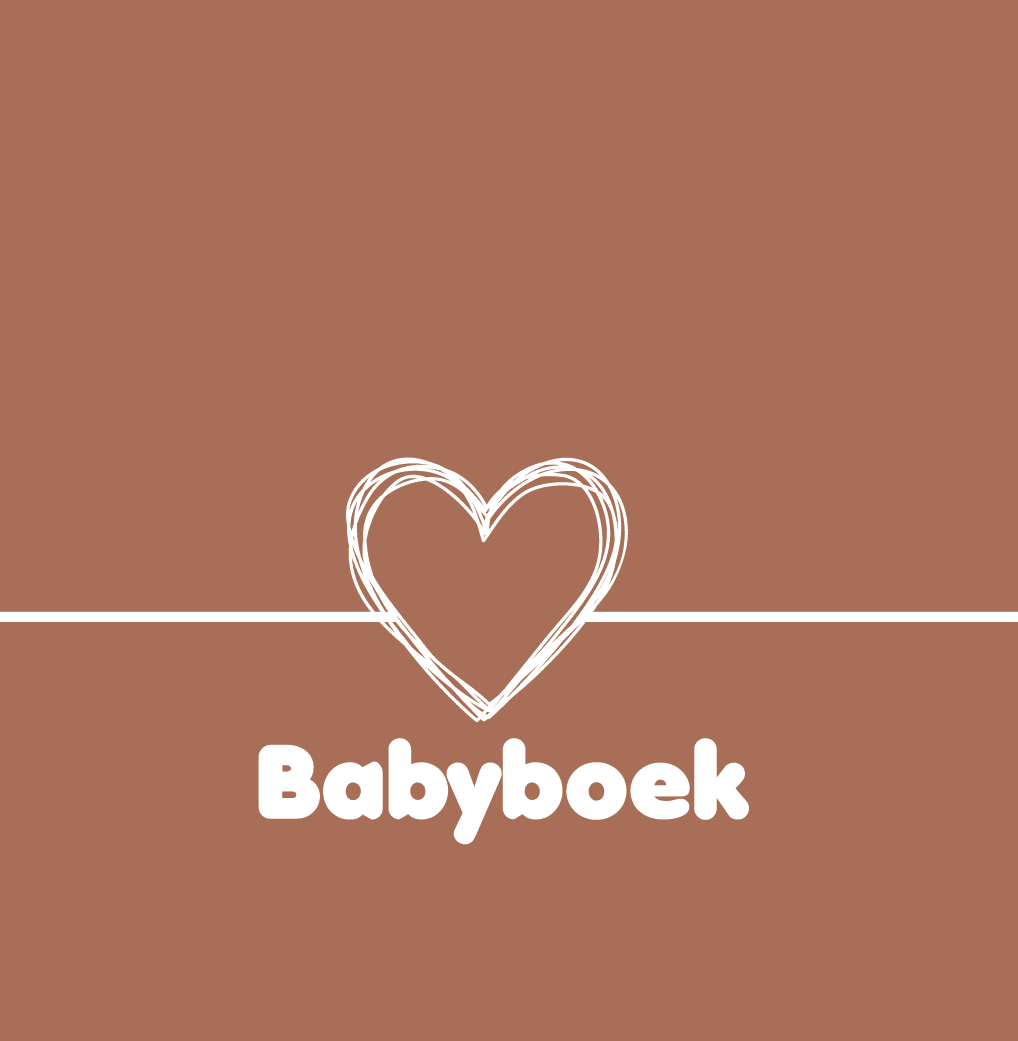 Babyboek Hart – Kastanje