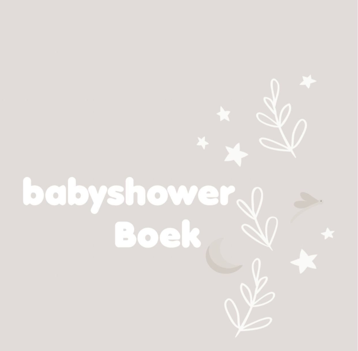 Babyshower Boek – Grey