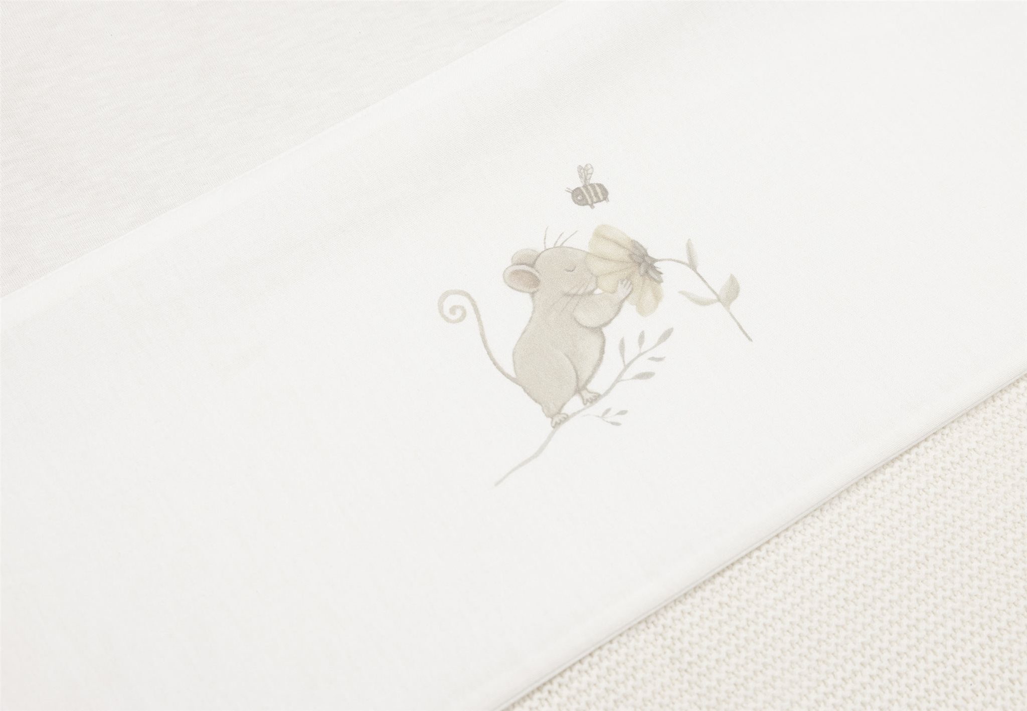 Laken Dreamy Mouse – Off White