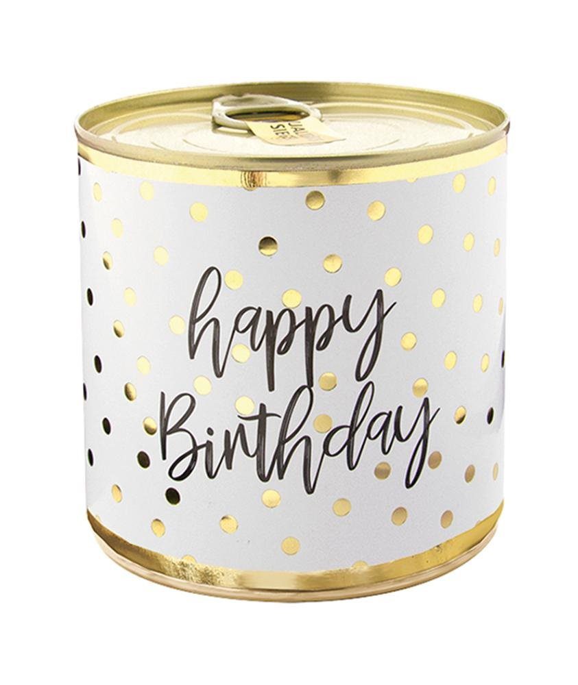 Cancake Happy Birthday Citroencake – Dots Gold
