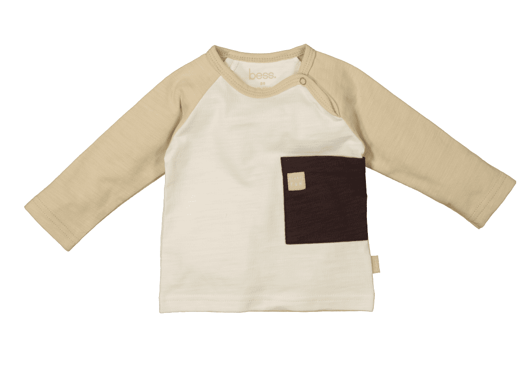 Shirt Longsleeve Side Pocket – Beige