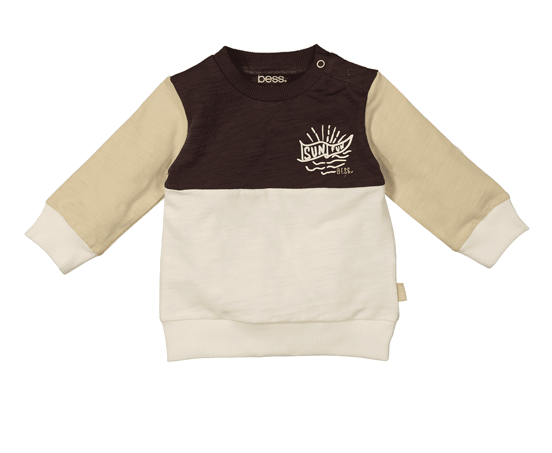 Sweater Colorblock – Sand