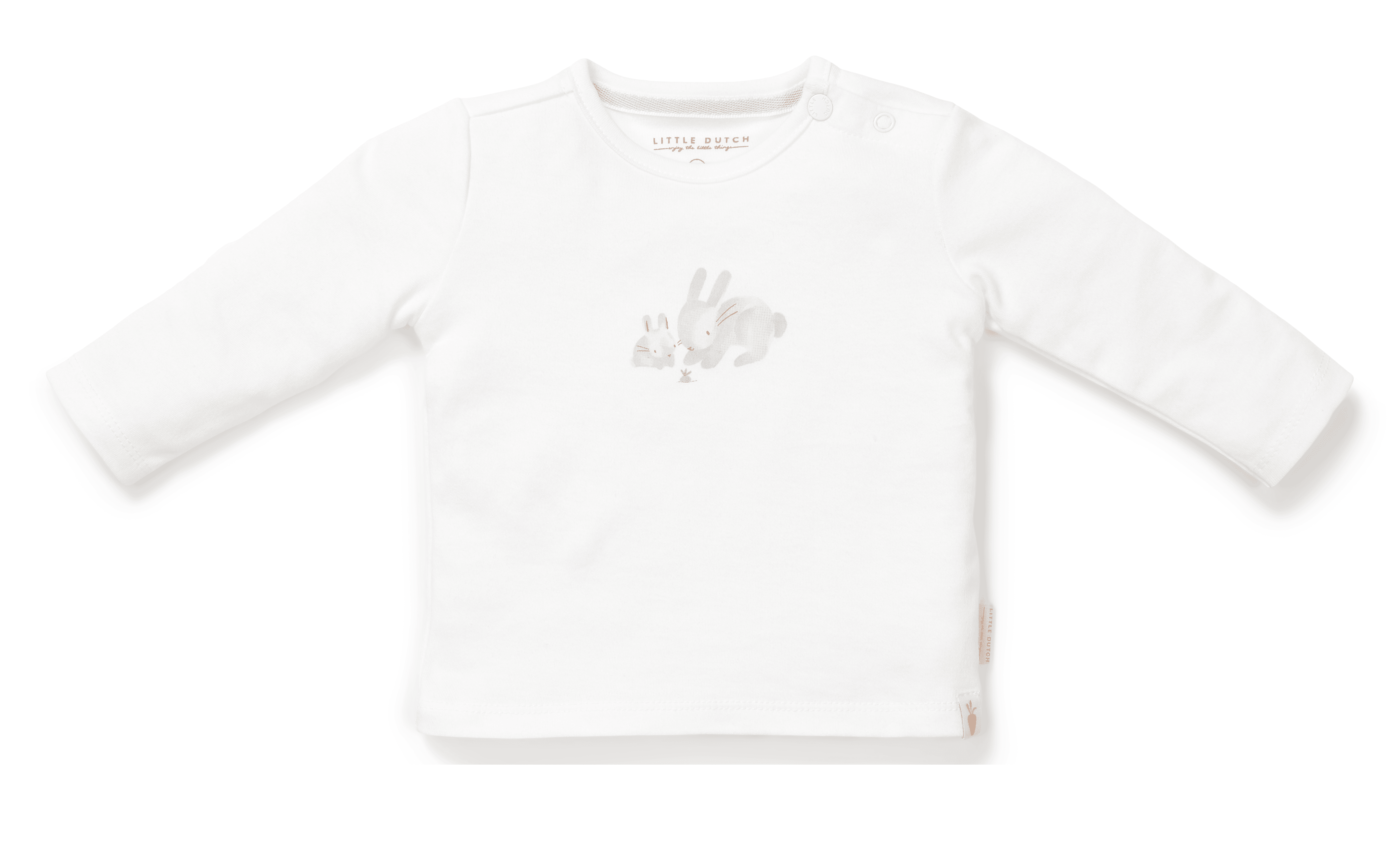 Shirt Longsleeve Opdruk Bunny – Off White