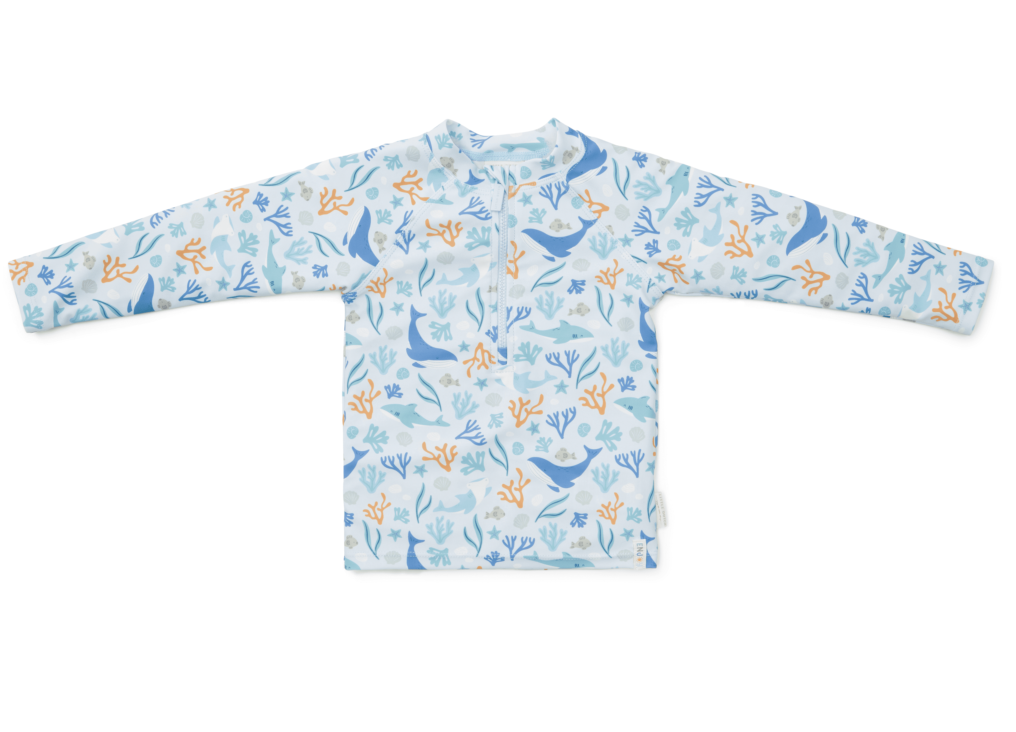 Swim Shirt Longsleeve Coral Sea – Blue